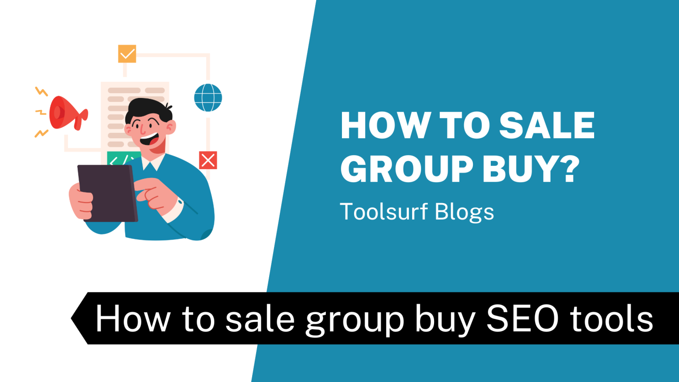 How to sale group buy SEO tools